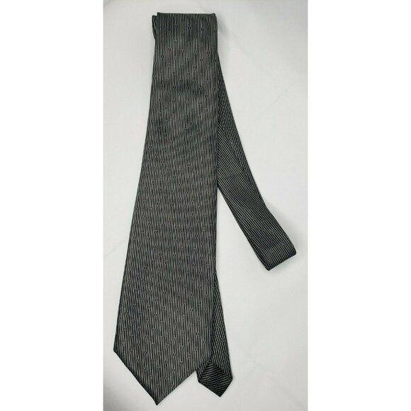 Umo Lorenzo Mens Gray Abstract Necktie Tie New - Picture 6 of 7